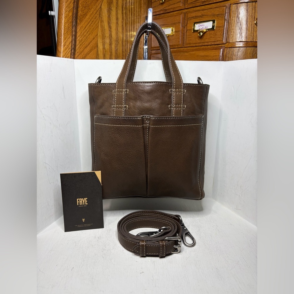 NWT Frye Mindy Mini Tote - Stone